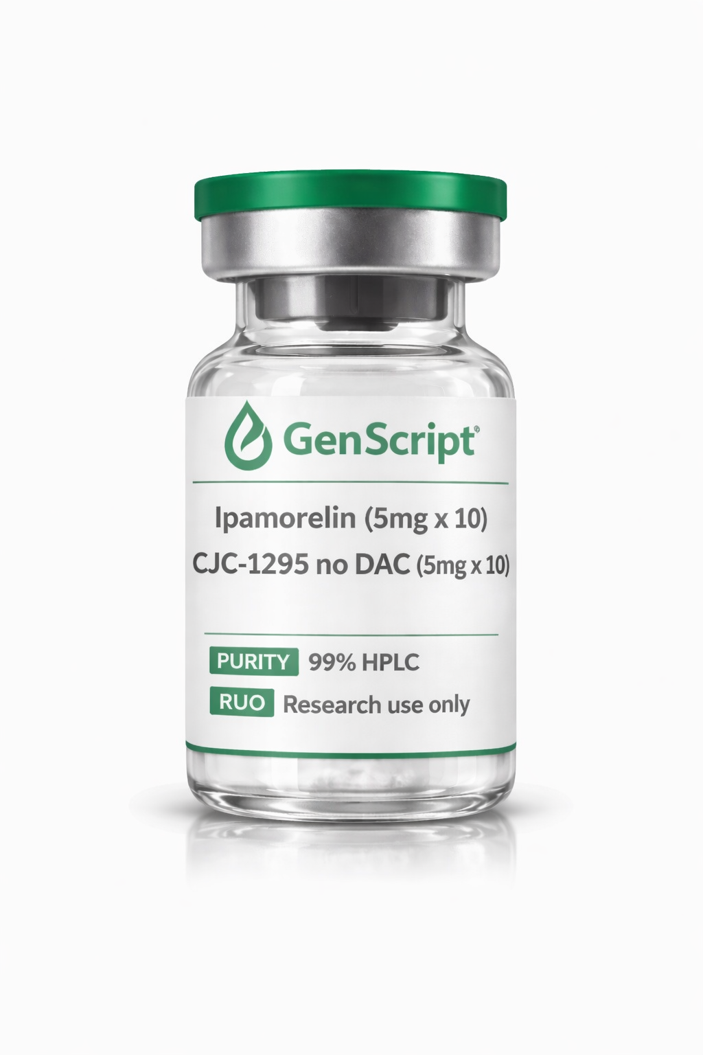 Ipamorelin (5mg x 10), CJC-1295 no DAC (5mg x 10)